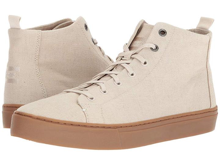 Toms Lenox Mid (natural Hemp/gum) Men's Lace Up Casual Shoes