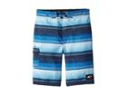 O'neill Kids Santa Cruz Stripe Boardshorts (toddler/little Kids) (blue) Boy's Swimwear