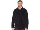 True Grit Pebble Pile 1/4 Zip Pullover (black) Men's Clothing