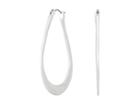 The Sak Large Oval Hoop Earrings (silver) Earring