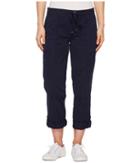 Lauren Ralph Lauren Drawstring Chino Cargo Pants (navy) Women's Casual Pants