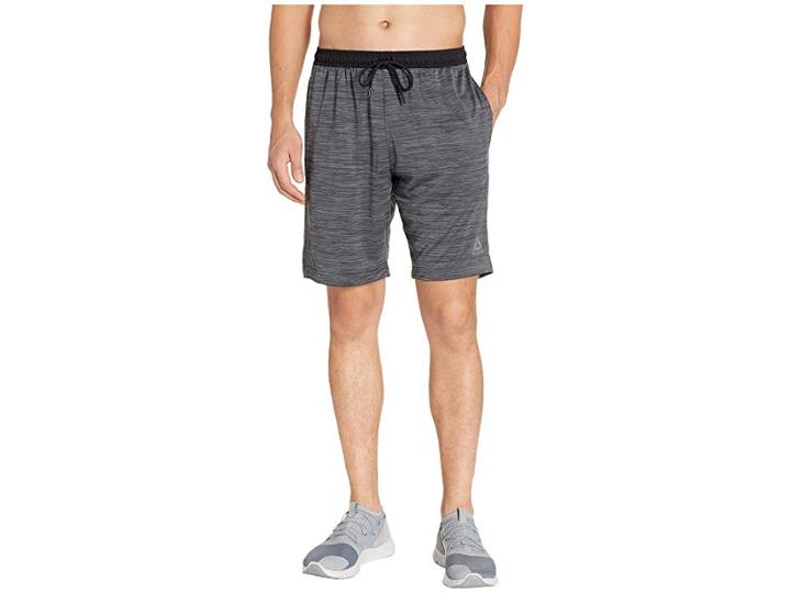 Reebok Workout Ready Knit Shorts (dark Grey Heather) Men's Shorts