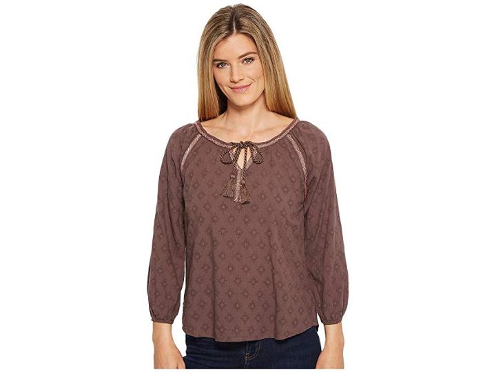 Prana Verano Top (volcanic Plum) Women's Clothing