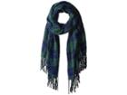 Free People Emerson Plaid Scarf (navy) Scarves