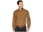 Cinch Long Sleeve Stripe (brown) Men's Clothing