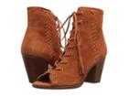 Frye Dani Whipstitch Lace (rust Suede) Women's Shoes