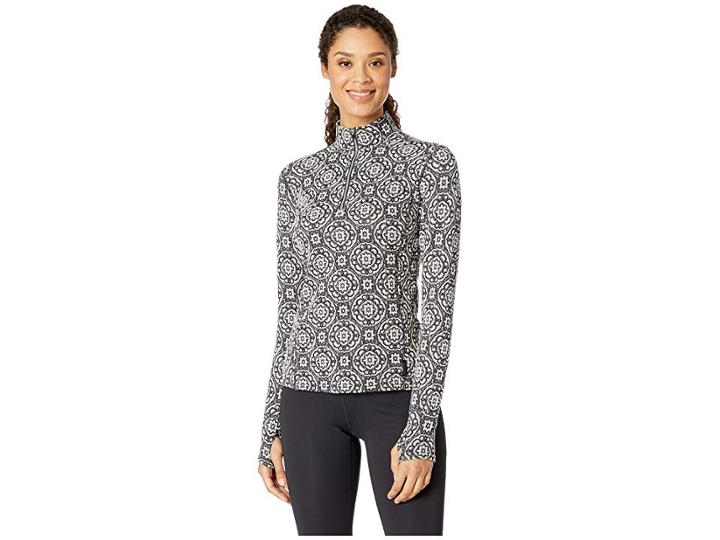 Hot Chillys Jacquard Zip-tee (tapestry) Women's Clothing