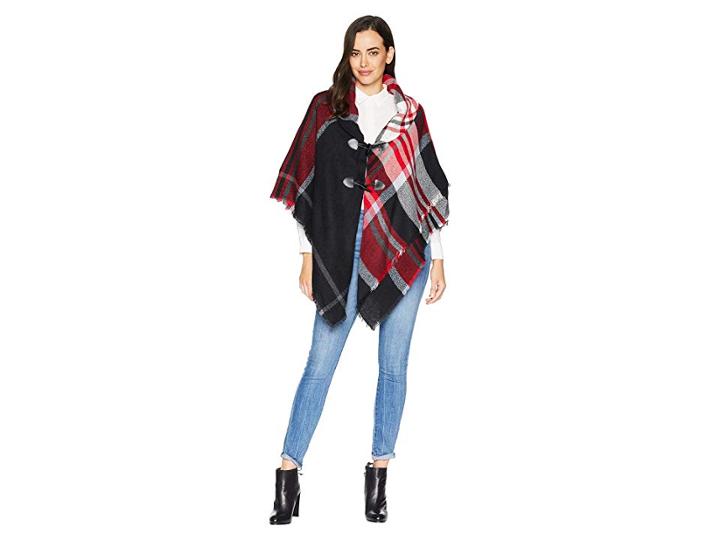 Collection Xiix Mega Plaid Jacket (black/white) Women's Clothing