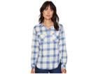Levi's(r) Womens Workwear Long Sleeve Boyfriend Shirt (guzheng Dutch Blue) Women's Long Sleeve Button Up