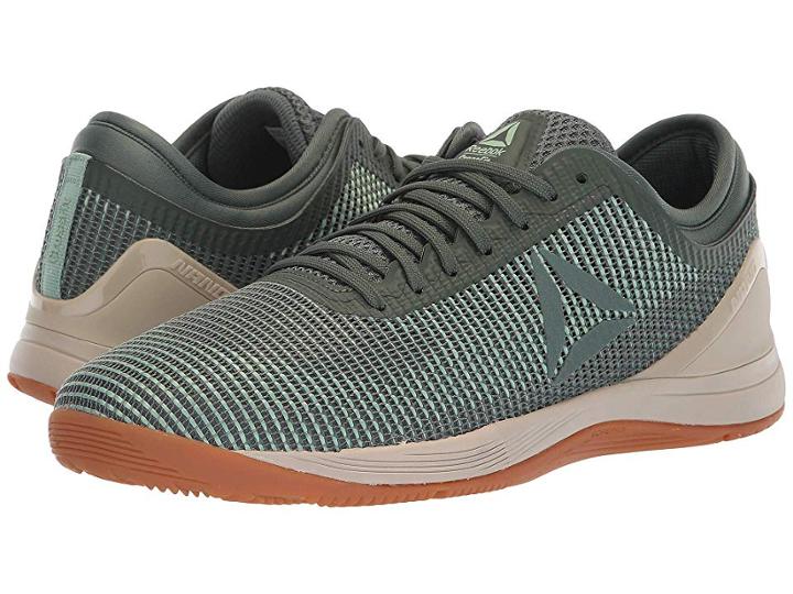 Reebok Crossfit(r) Nano 8.0 (industrial Green/chalk Green/parchment/gum) Men's Cross Training Shoes