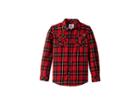 Appaman Kids Extra Soft Flannel Shirt With Elbow Detail (toddler/little Kids/big Kids) (rio Red Plaid) Boy's Clothing