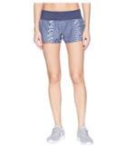 Nike Dry Crew Print Shorts (purple Rise/thunder Blue) Women's Shorts