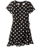 Bardot Junior Kiera Spot Dress (big Kids) (black/white Spot) Girl's Dress