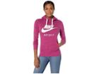 Nike Sportswear Gym Vintage Hbr Hoodie (true Berry/sail) Women's Sweatshirt