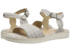 Hush Puppies Briard Quarter Strap (black/white Print Leather) Women's Sandals