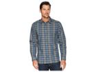 Calvin Klein Heather Melange Plaid Sport Shirt (oak Leaf) Men's Clothing