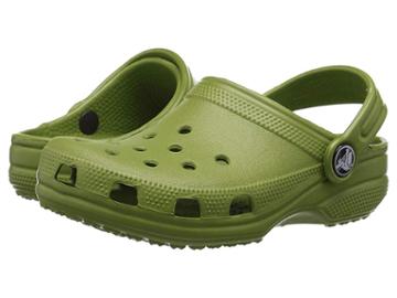 Crocs Kids Classic (infant/toddler/youth) (parrot Green) Kids Shoes