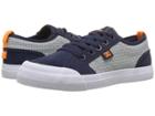 Dc Kids Evan Se (little Kid/big Kid) (navy/grey) Boys Shoes