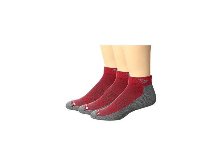 Drymax Sport Running Mini Crew 3-pack (torrid Red/anthracite) Crew Cut Socks Shoes