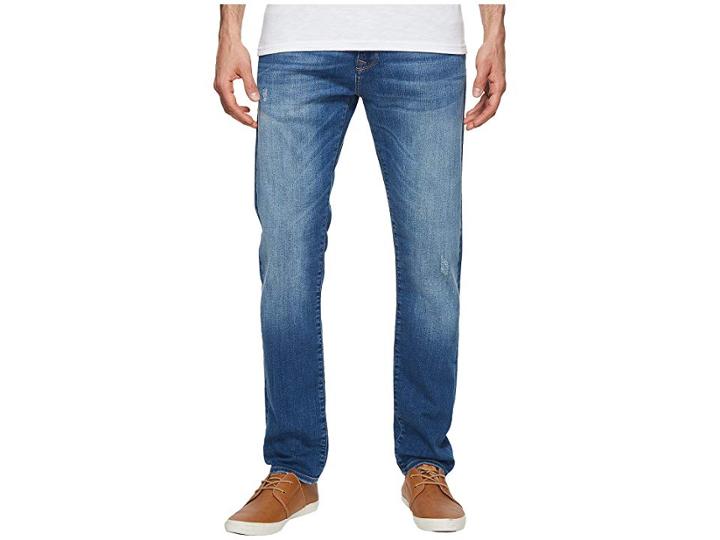 Mavi Jeans Jake Regular Rise Slim Leg In Light Destructed Authentic Vintage (light Destructed Authentic Vintage) Men's Jeans