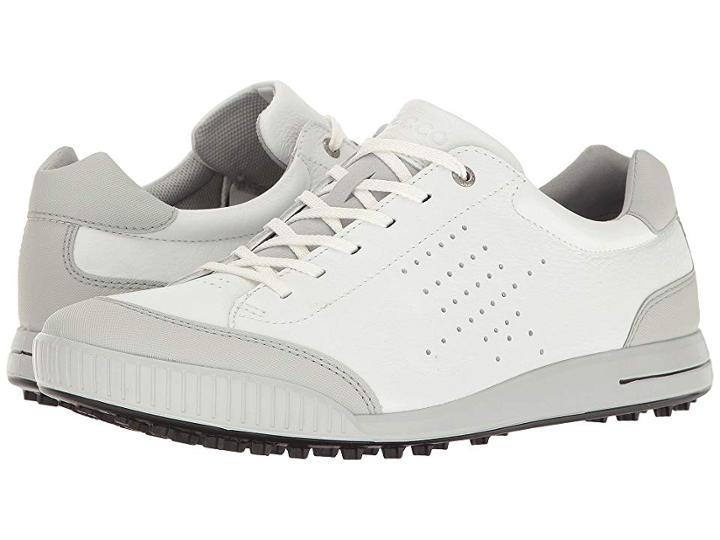 Ecco Golf Street Retro Hydromax (white/concrete) Men's Golf Shoes