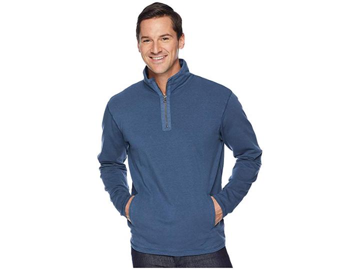 Mod-o-doc Trestles 1/4 Zip Fleece Pullover (parisian) Men's Long Sleeve Pullover