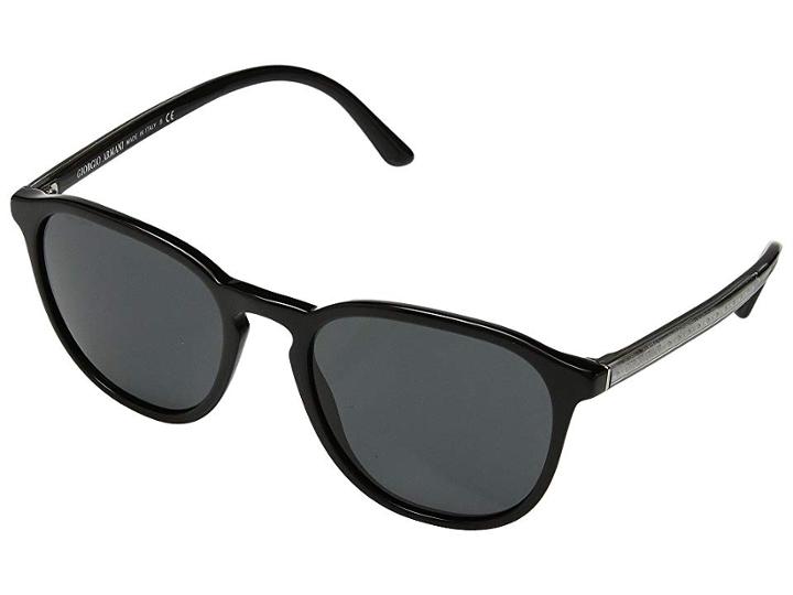 Giorgio Armani 0ar8104 (black/crystal/grey) Fashion Sunglasses