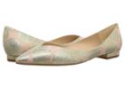 L.k. Bennett Luisa (ballerina Metallic Jacquard Fabric) Women's Shoes