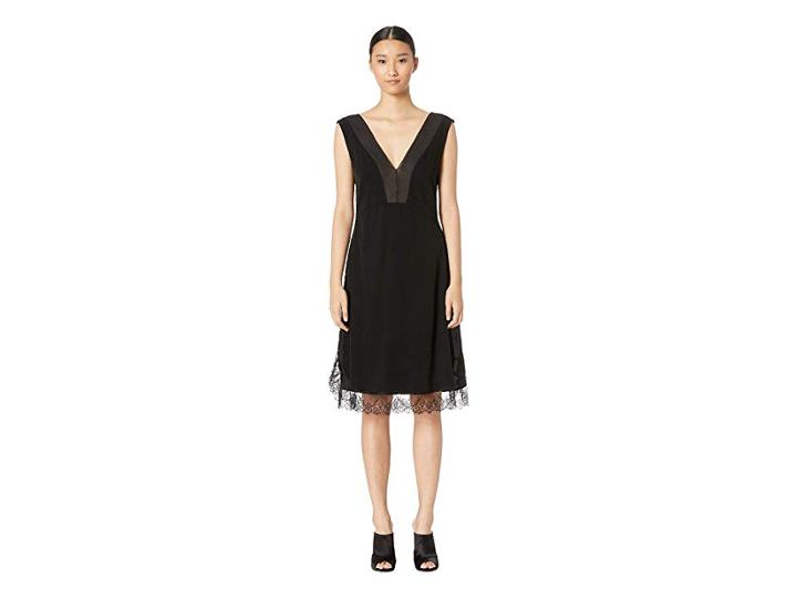 Neil Barrett Lace/organza Dress (black) Women's Dress