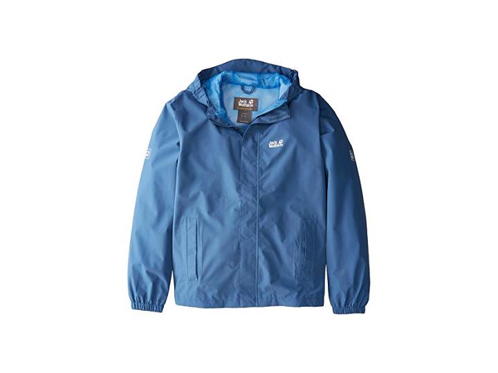 Jack Wolfskin Kids Pine Creek Jacket (infant/toddler/little Kids/big Kids) (ocean Wave) Boy's Coat