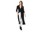 Catherine Catherine Malandrino Collared Long Sleeve Front Button Placket Sweater Duster (black Beauty) Women's Sweater