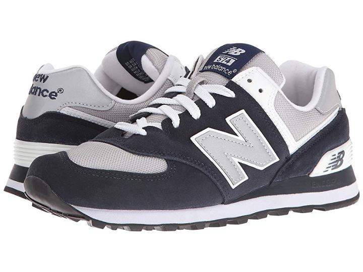 New Balance M574 (navy/gray/white) Men's Classic Shoes