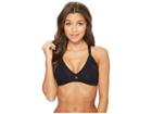 Hurley Quick Dry Mesh Tri Surf Top (black) Women's Swimwear