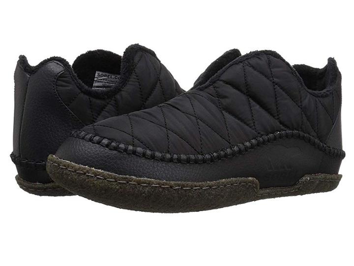 Sorel Manawantm (black Wool) Men's Slippers
