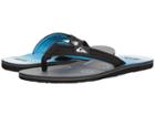 Quiksilver Molokai Layback (black/grey/blue 3) Men's Sandals