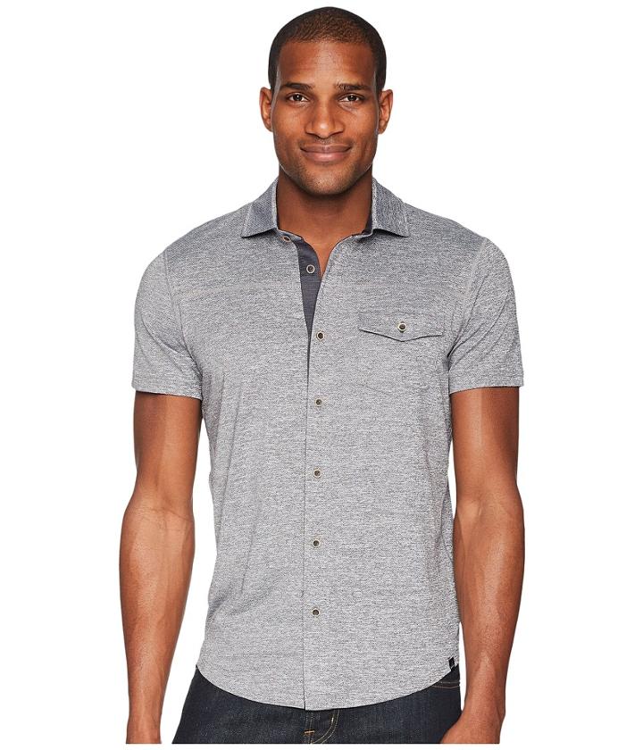 Prana Stroud Short Sleeve (coal) Men's Clothing