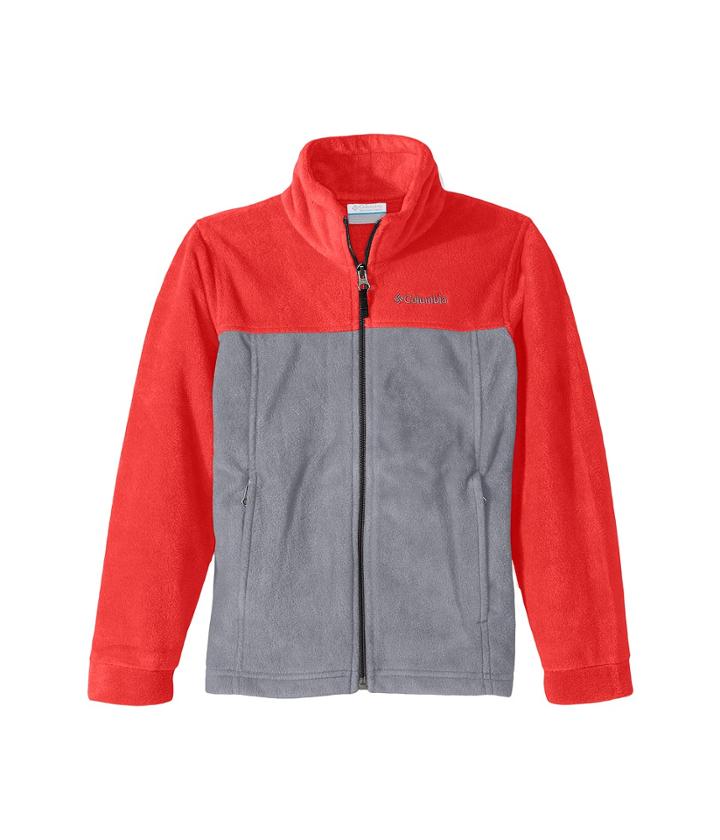 Columbia Kids Steens Mttm Ii Fleece (little Kids/big Kids) (bright Red/grey Ash/black) Boy's Fleece