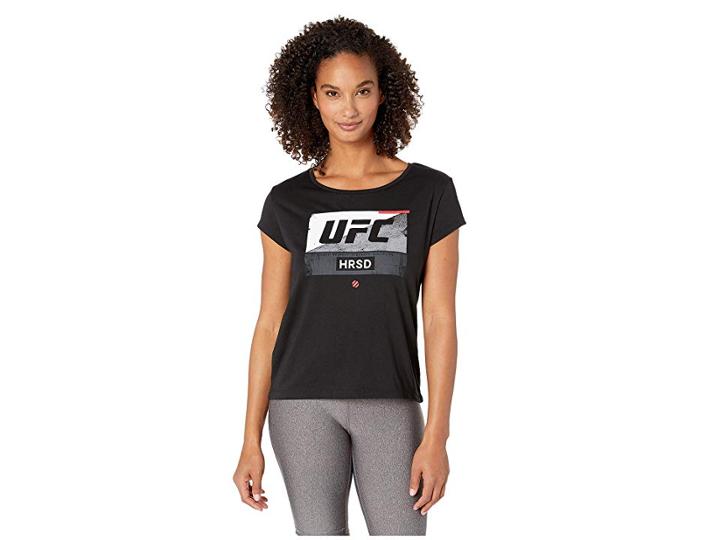 Reebok Ufc Fight Week Tee (black) Women's Clothing