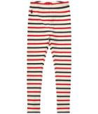 Polo Ralph Lauren Kids Striped Stretch Cotton Leggings (little Kids) (clubhouse Cream/hunter Navy Multi) Girl's Casual Pants