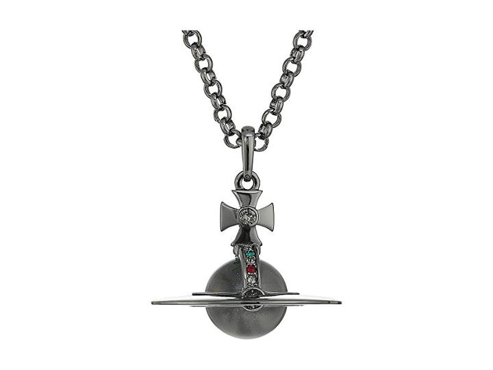Vivienne Westwood New Small Orb Pendant (emerald) Necklace