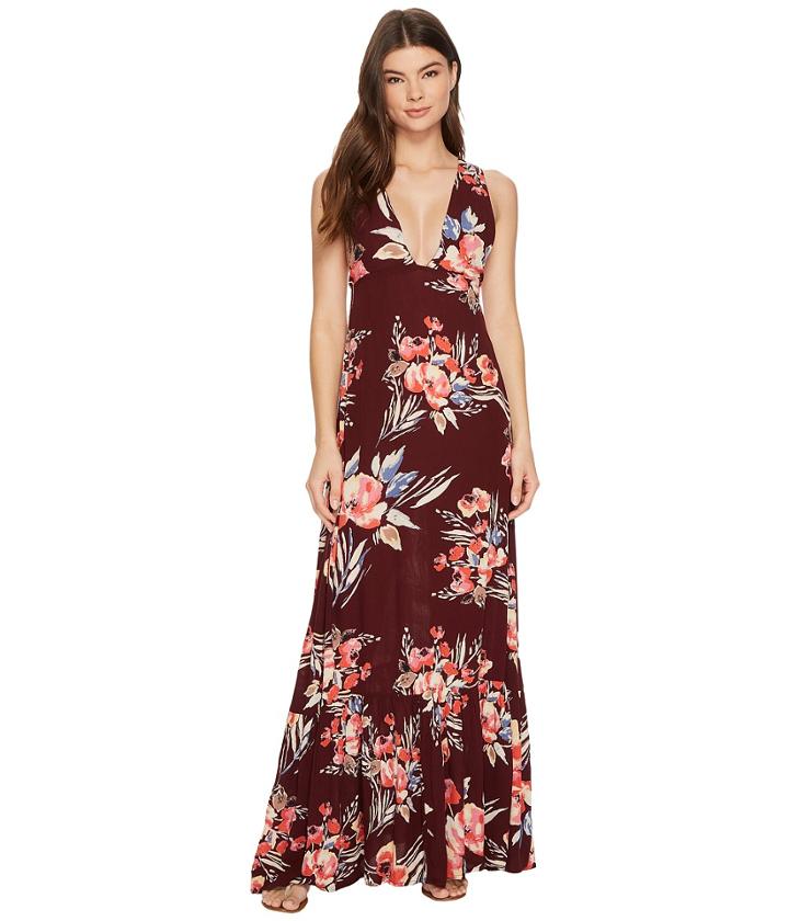 Billabong Awoke For Waves Dress (bordeaux) Women's Dress