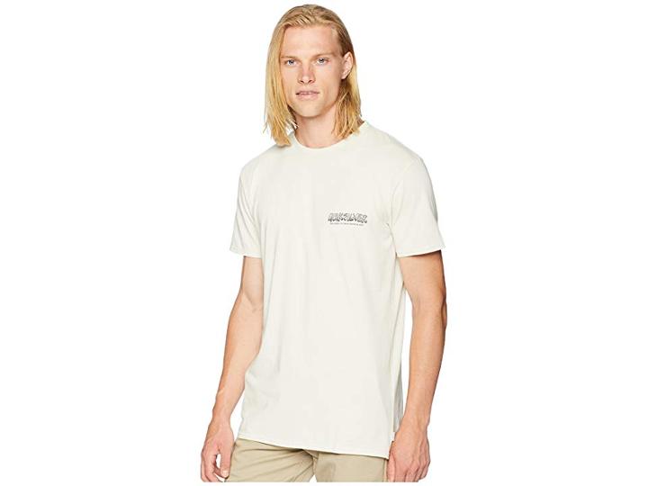 Quiksilver Original Mountain And Wave (oatmeal) Men's T Shirt