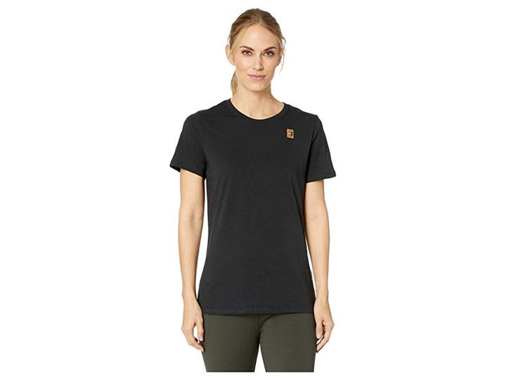 Nike Court Tee Heritage (black) Women's Clothing