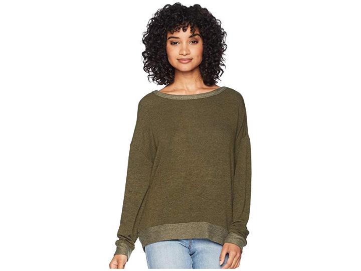 Billabong Let Go Fleece (olive) Women's Clothing