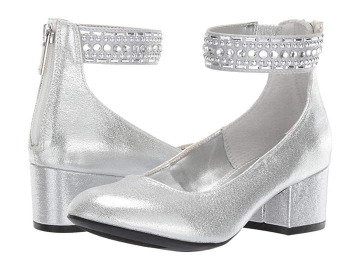 Nina Kids Charleen (little Kid/big Kid) (silver) Girl's Shoes