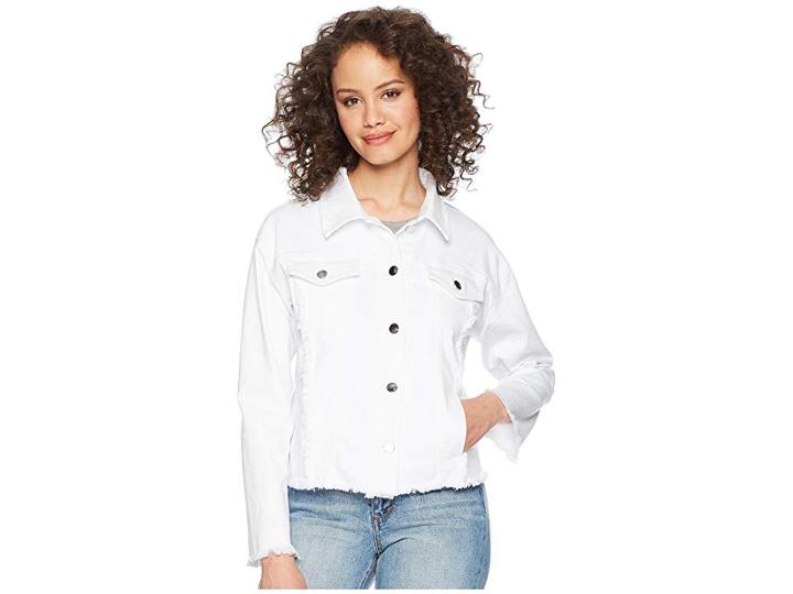 Sam Edelman The Jess Jacket In Laney (optic White) Women's Coat