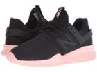 New Balance Classics Ws247v2-usa (black/himalayan Pink) Women's Shoes