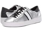 Michael Michael Kors Keaton Stripe Sneaker (silver/black) Women's Shoes
