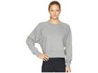 Nike Versa Crew Top (carbon Heather/black) Women's Long Sleeve Pullover