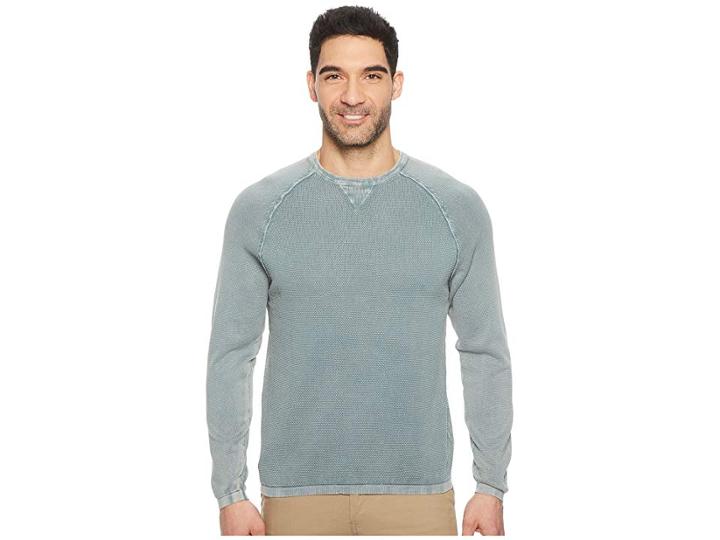 Mod-o-doc Solana Raglan Long Sleeve Crew Sweater (oasis) Men's Sweater
